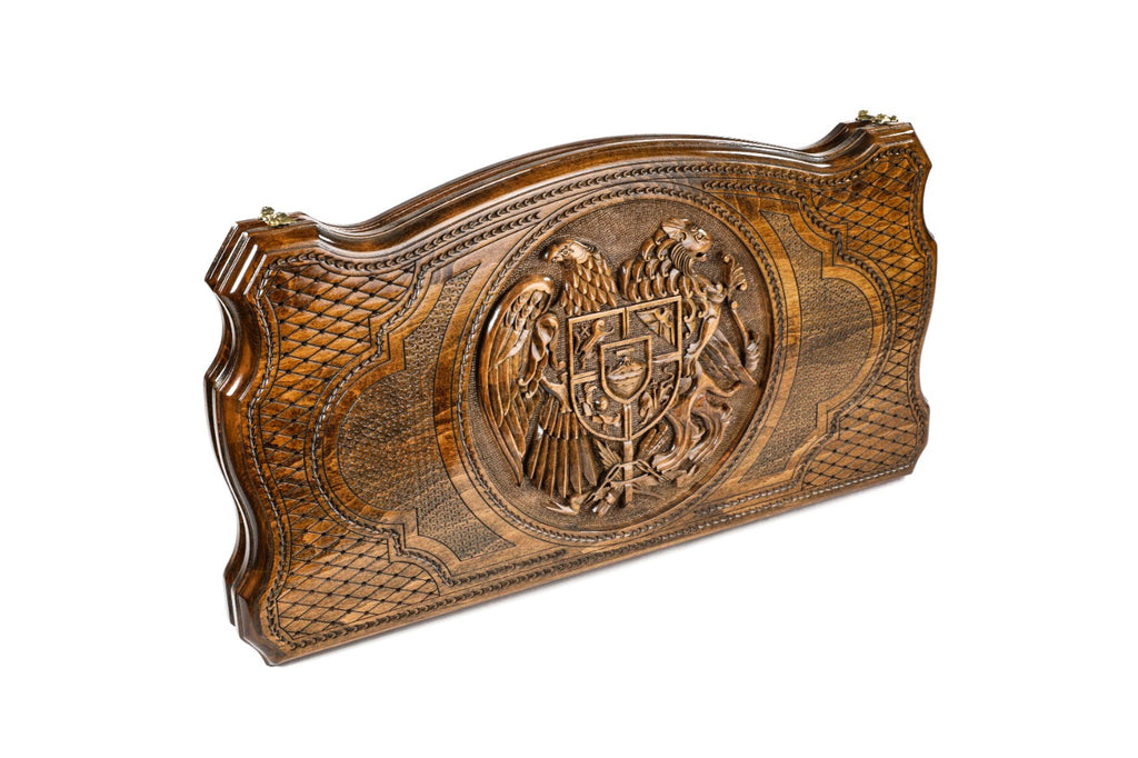 Backgammon Board - Coat of Arms of Armenia - Unumperfectus