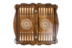 Coat of Arms of Armenia backgammon board - angled view