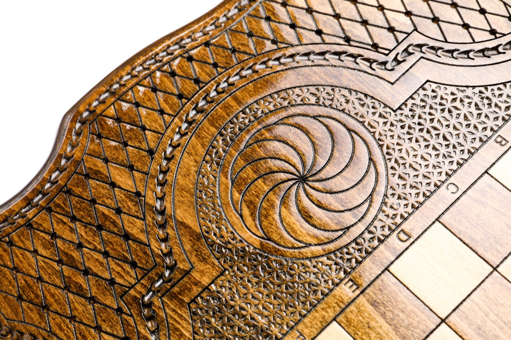 Backgammon Board - Coat of Arms of Armenia - Unumperfectus