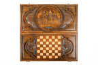 Mother See of Holy Etchmiadzin backgammon board - corner detail of the board