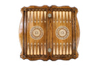 Geghard Monastery backgammon board - angled view