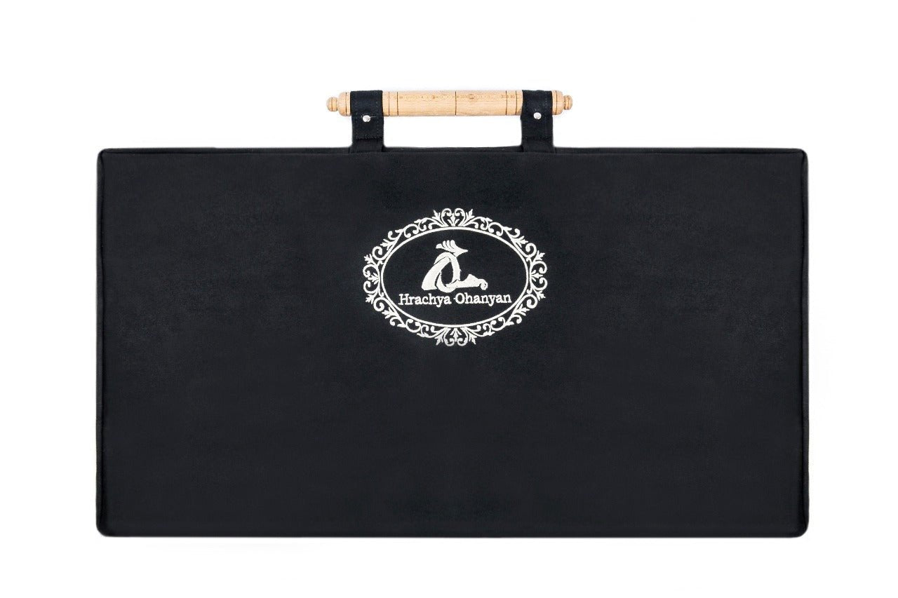 Backgammon Board - Ornamental Bas-Relief Wooden Design - Unumperfectus