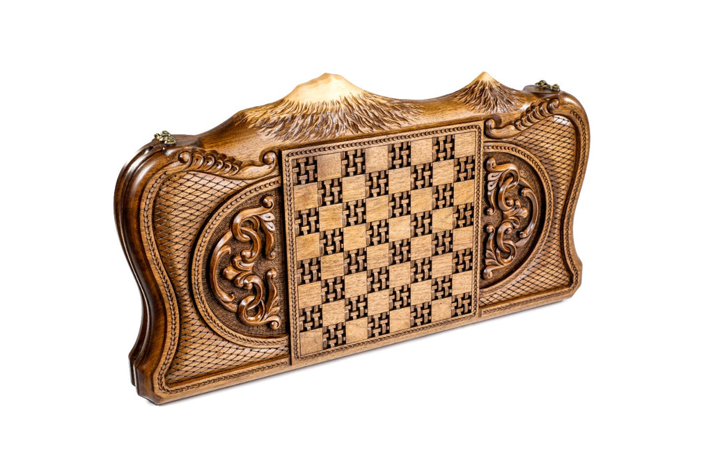 Backgammon Board - Anush Incrustation Mount Ararat