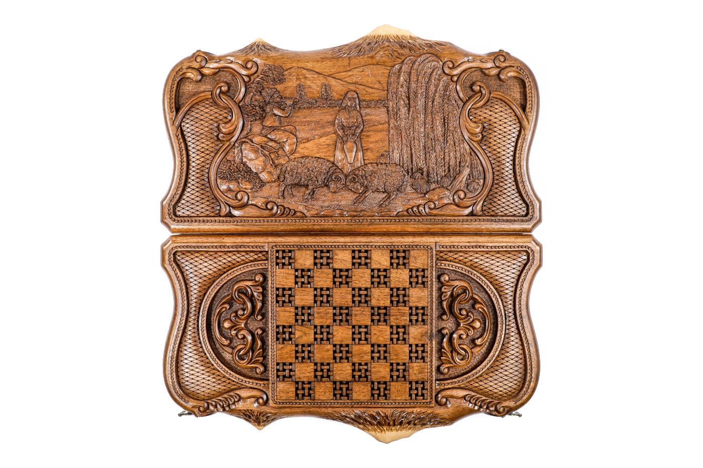 Backgammon Board - Anush Incrustation Mount Ararat