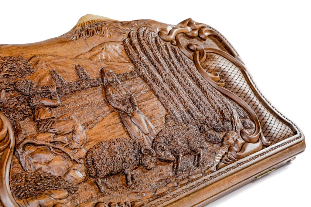 Backgammon Board - Anush Incrustation Mount Ararat