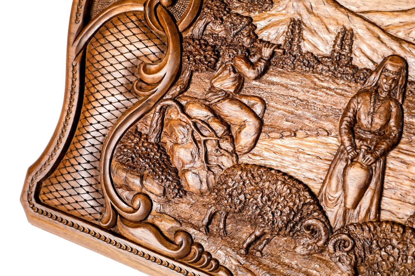 Backgammon Board - Anush Incrustation Mount Ararat