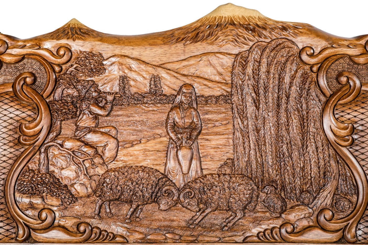 Backgammon Board - Anush Incrustation Mount Ararat