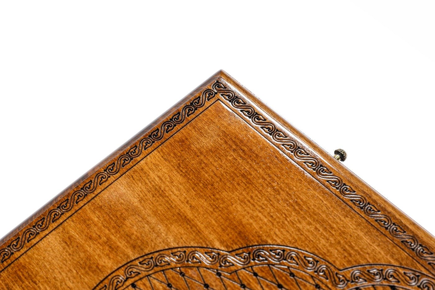 Wooden Backgammon Board Two-Sided Artsakh Gandzasar 23.6" | 60 cm - Unumperfectus