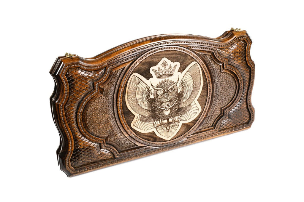 Backgammon Board -  Owl - Unumperfectus