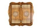 Etchmiadzin Cathedral Mount Ararat backgammon board - angled view