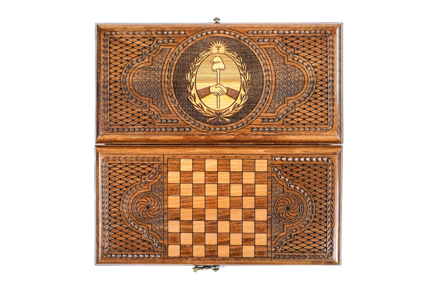 Backgammon Board - Argentina Coat of Arms - Unumperfectus