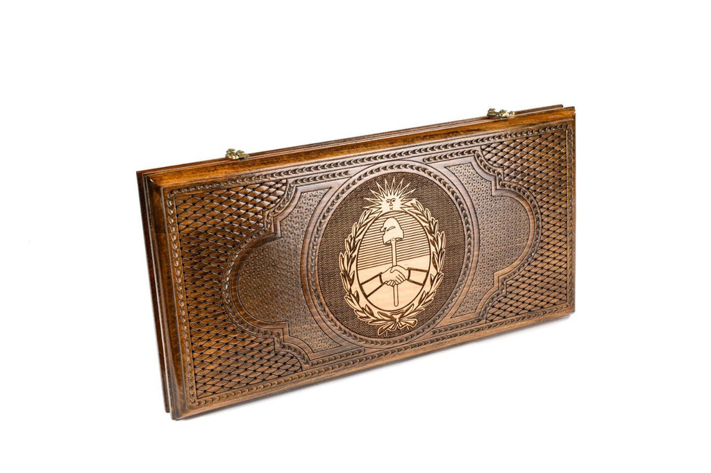 Backgammon Board - Argentina Coat of Arms Classic - Unumperfectus