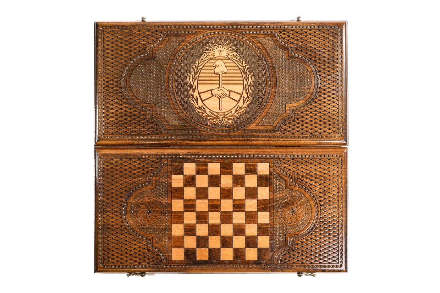 Backgammon Board - Argentina Coat of Arms Classic - Unumperfectus