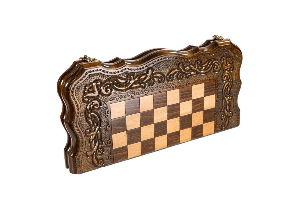 Classic Chess Set & Backgammon Board 19.7" | 50 cm - Unumperfectus
