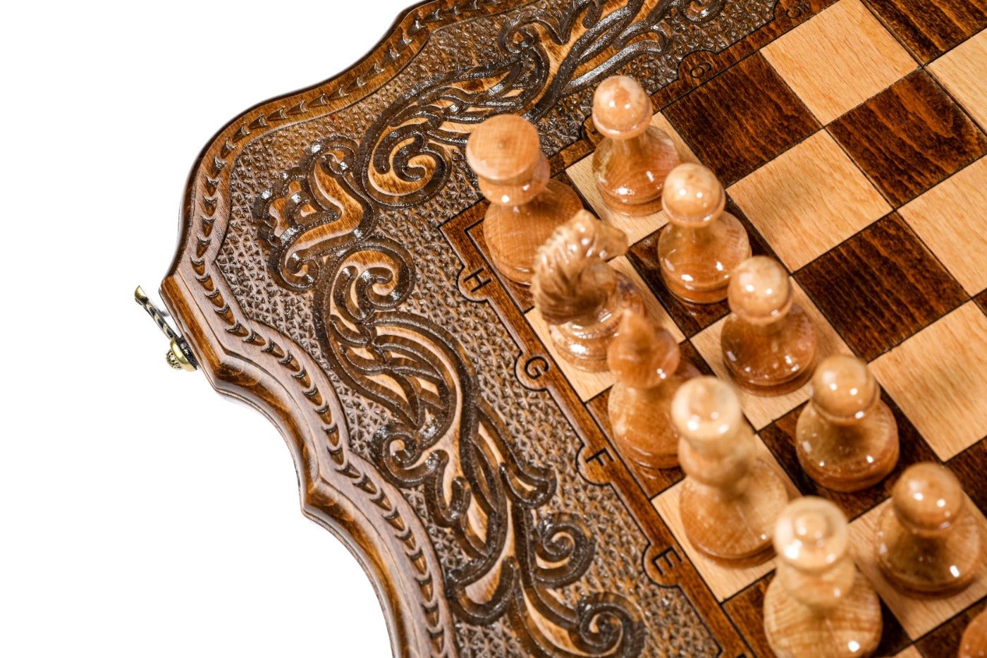 Classic Chess Set & Backgammon Board 19.7" | 50 cm - Unumperfectus