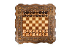 Classic chess and backgammon set - carrying case included