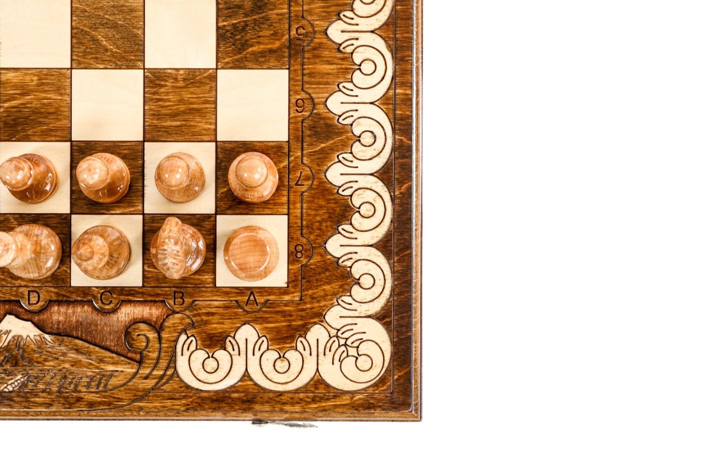 Armenian Classic Chess Set With Mount Ararat 19.7" | 50 cm - Unumperfectus