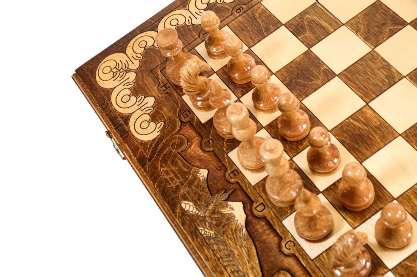 Armenian Classic Chess Set With Mount Ararat 19.7" | 50 cm - Unumperfectus