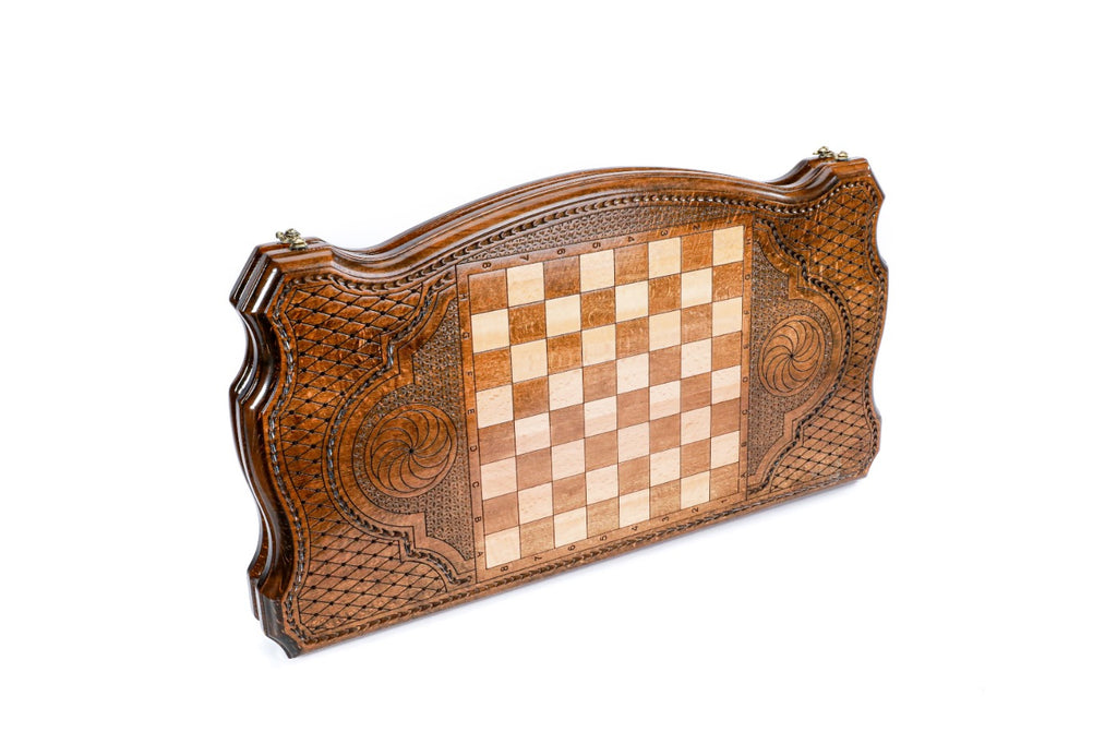 Backgammon Board - Pomegranate - Unumperfectus