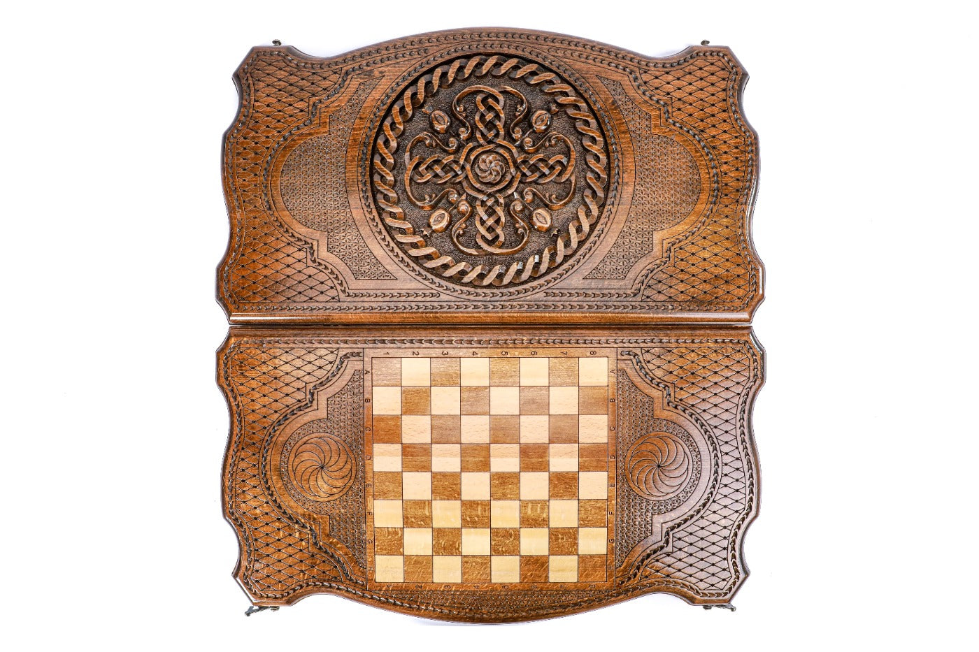 Backgammon Board - Pomegranate - Unumperfectus