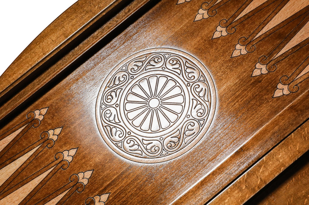 Backgammon Board - Pomegranate - Unumperfectus