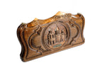 Etchmiadzin Cathedral backgammon board - open board ready for play