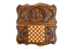 Etchmiadzin Cathedral backgammon board - corner detail of the board