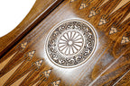 Etchmiadzin Cathedral backgammon board - carrying case and accessories