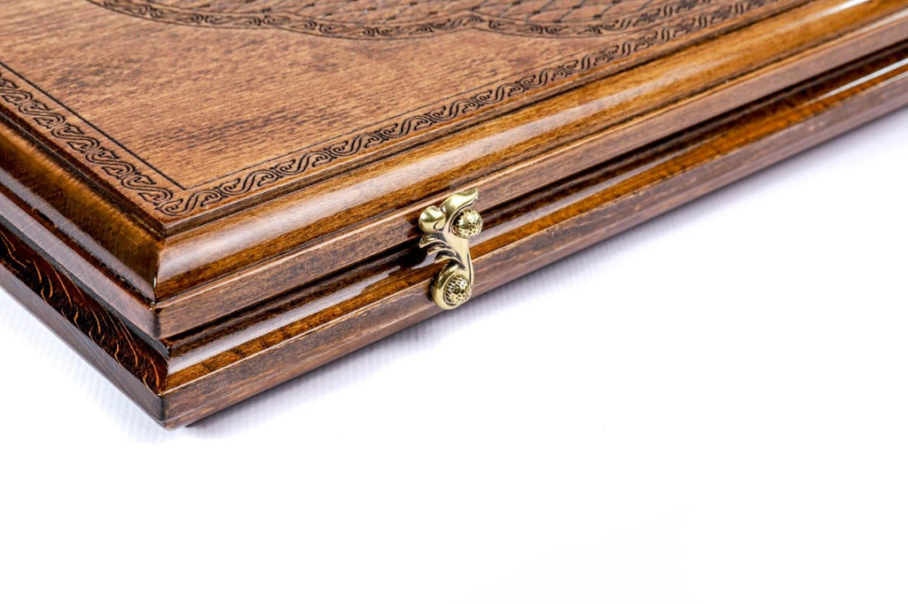Armenian Classic Wooden Backgammon Board Church of St. Gayane 23.6" | 60 cm - Unumperfectus