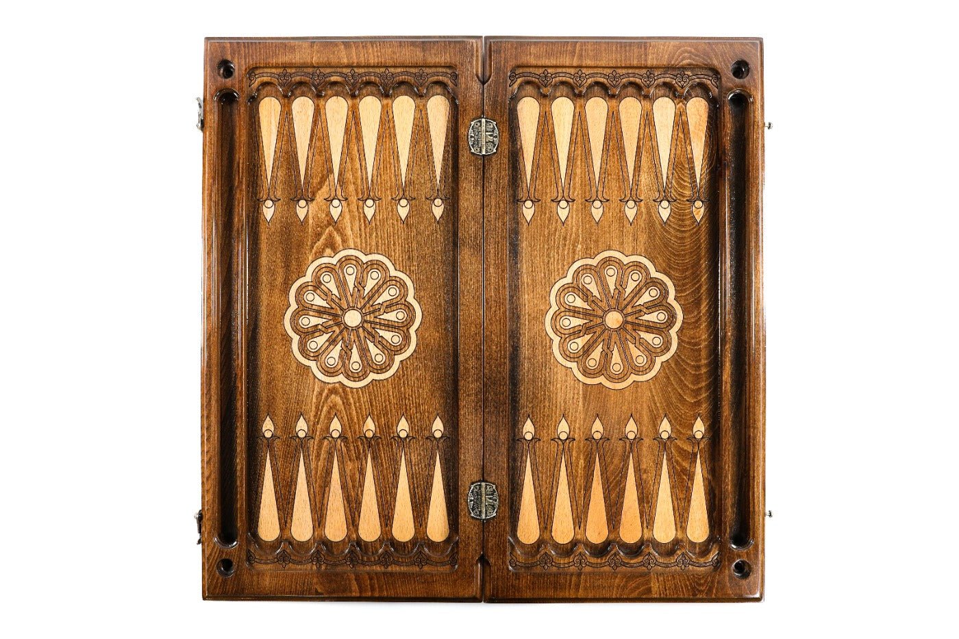 Armenian Classic Wooden Backgammon Board Church of St. Gayane 23.6" | 60 cm - Unumperfectus