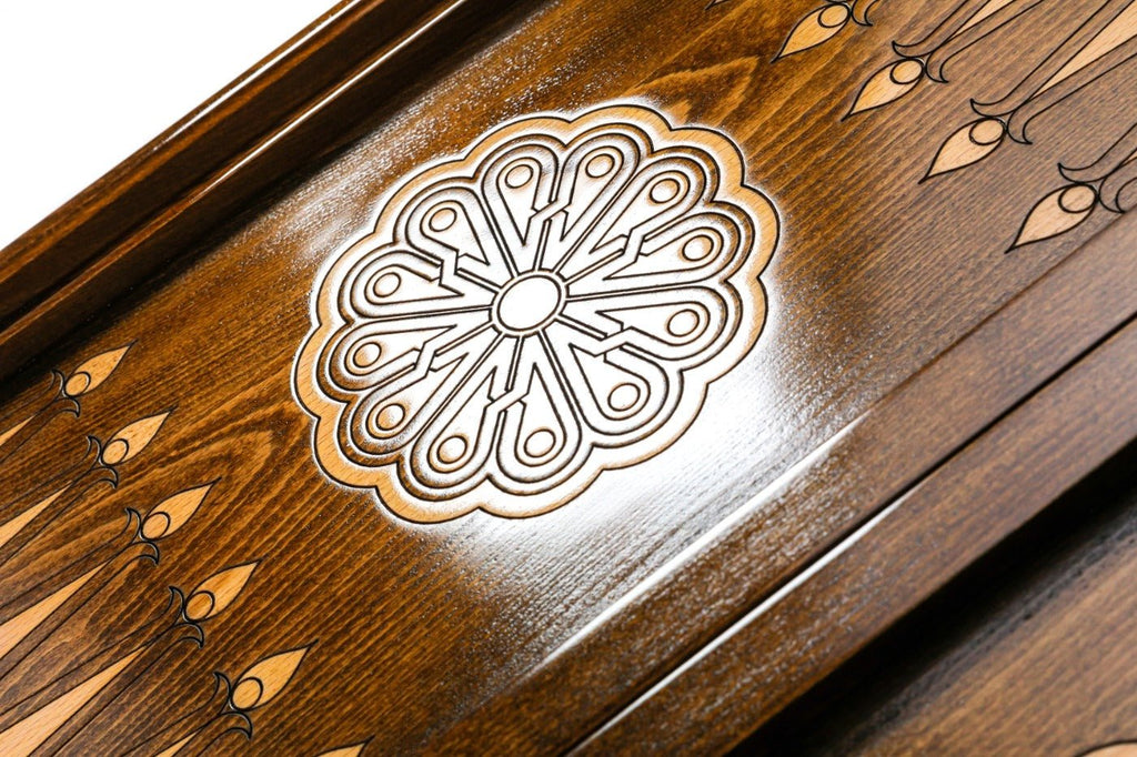 Armenian Classic Wooden Backgammon Board Church of St. Gayane 23.6" | 60 cm - Unumperfectus
