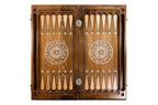 Eternity Symbol backgammon board - angled view