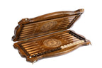Noble Horse backgammon board - closed cover detail