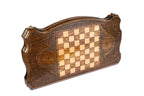 Noble Horse backgammon board in wood by Hrachya Ohanyan