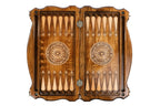 Noble Horse backgammon board - angled view