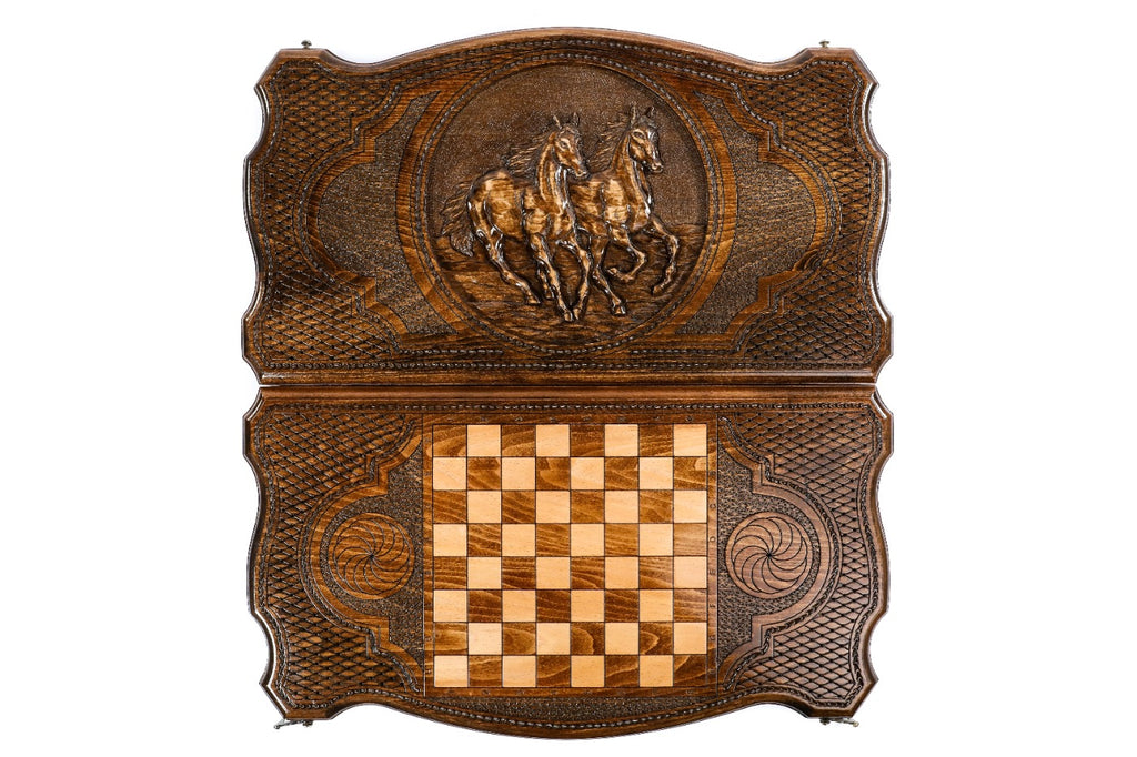 Backgammon Board - Noble Horse