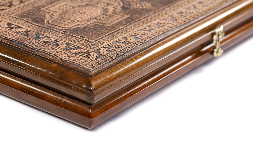Backgammon Board - Lori Carpet Motif - Unumperfectus