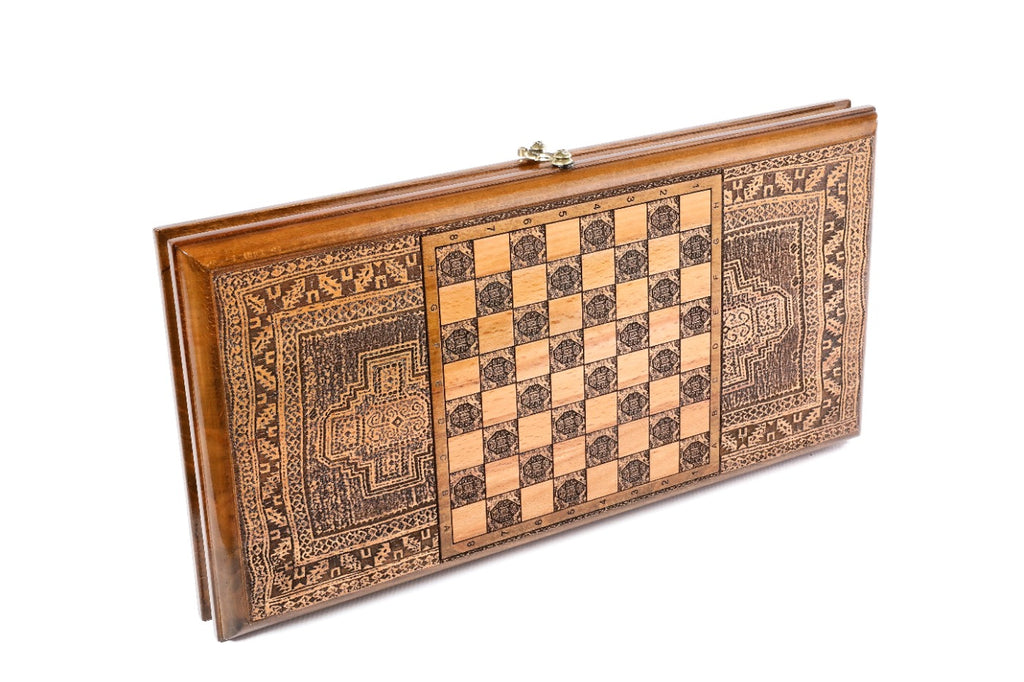 Backgammon Board - Lori Carpet Motif - Unumperfectus
