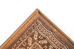 Lori Carpet Motif backgammon board - playing pieces and dice arranged on the board