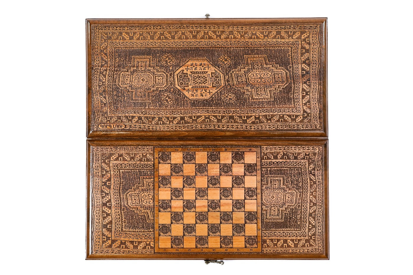 Backgammon Board - Lori Carpet Motif - Unumperfectus