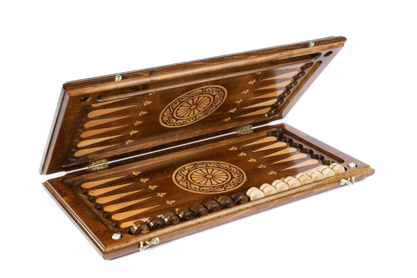 Backgammon Board - Pomegranate & Grapes - Unumperfectus