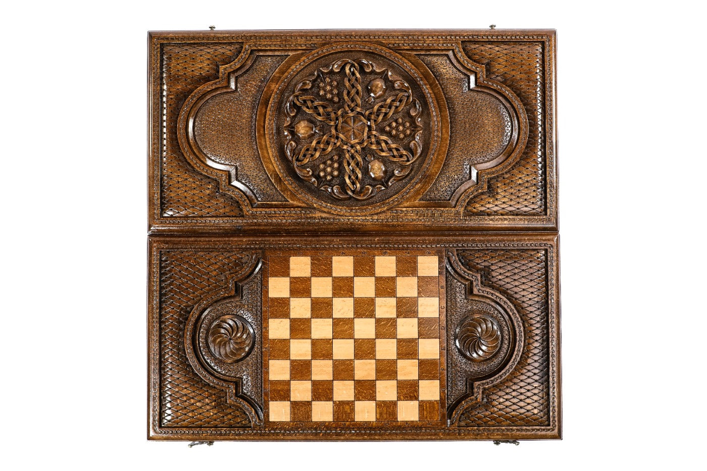Backgammon Board - Pomegranate & Grapes - Unumperfectus