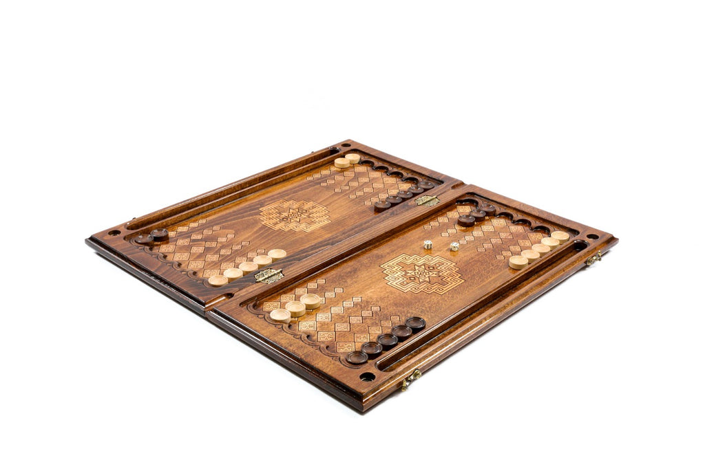 Backgammon Board - Artsakh Carpet Wooden Classic - Unumperfectus