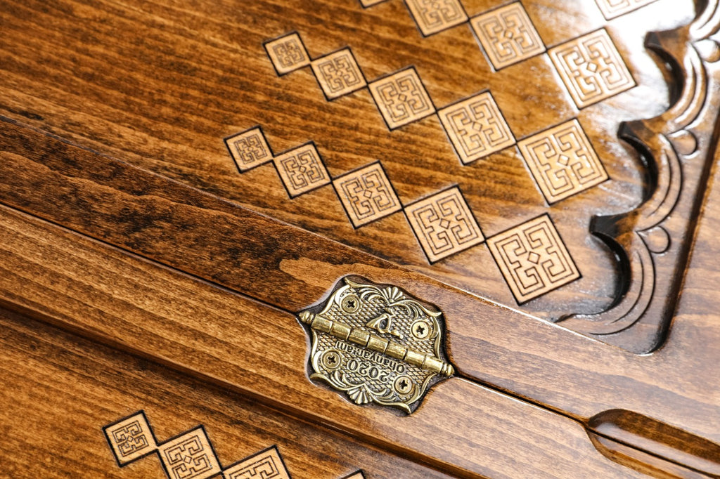 Backgammon Board - Artsakh Carpet Wooden Classic - Unumperfectus