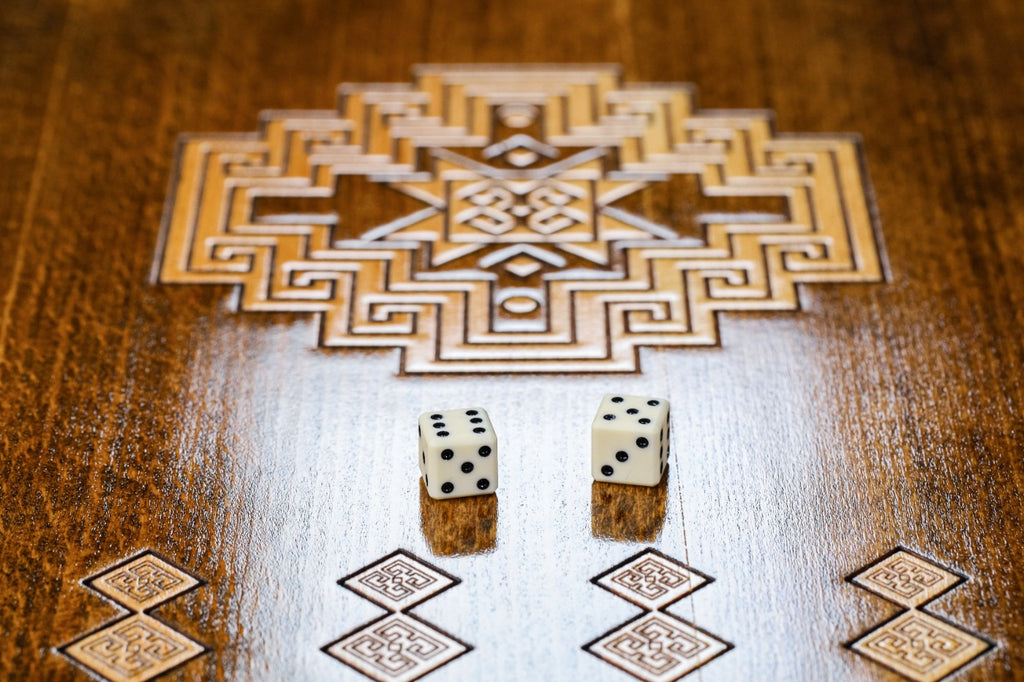 Backgammon Board - Artsakh Carpet Wooden Classic - Unumperfectus