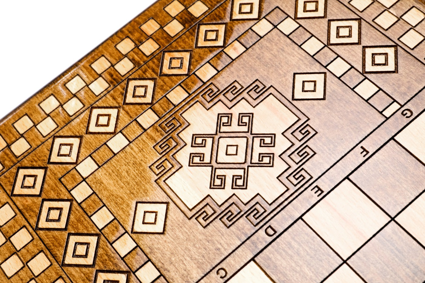 Backgammon Board - Artsakh Carpet Wooden Classic - Unumperfectus