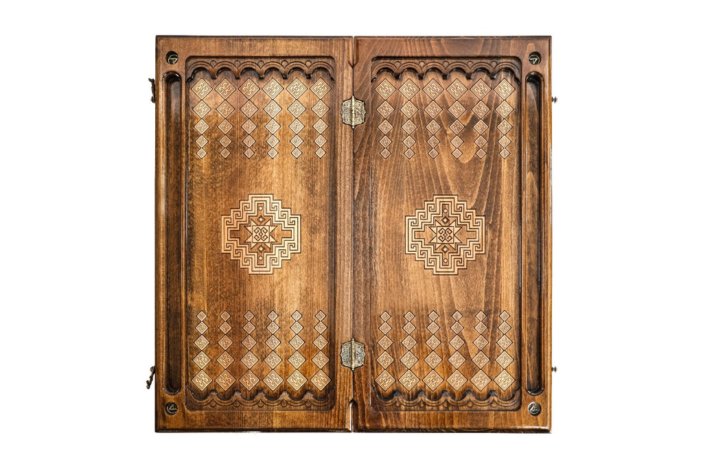 Backgammon Board - Artsakh Carpet Wooden Classic - Unumperfectus