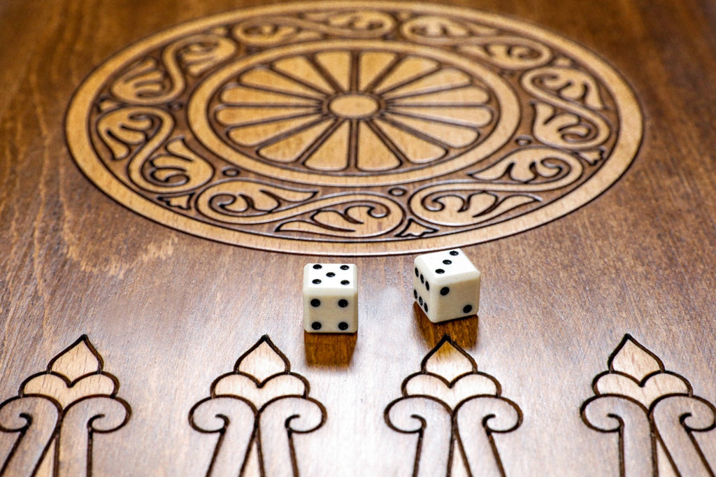 Backgammon Board - Argentina Coat of Arms Wooden Design - Unumperfectus