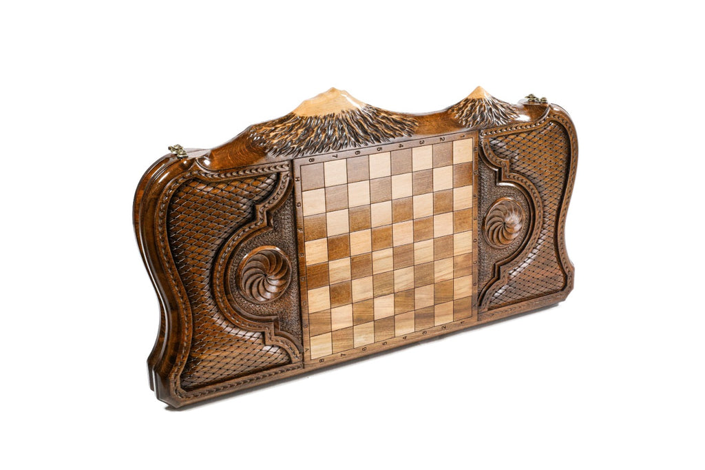 Backgammon Board - Coat of Arms of Armenia - Unumperfectus