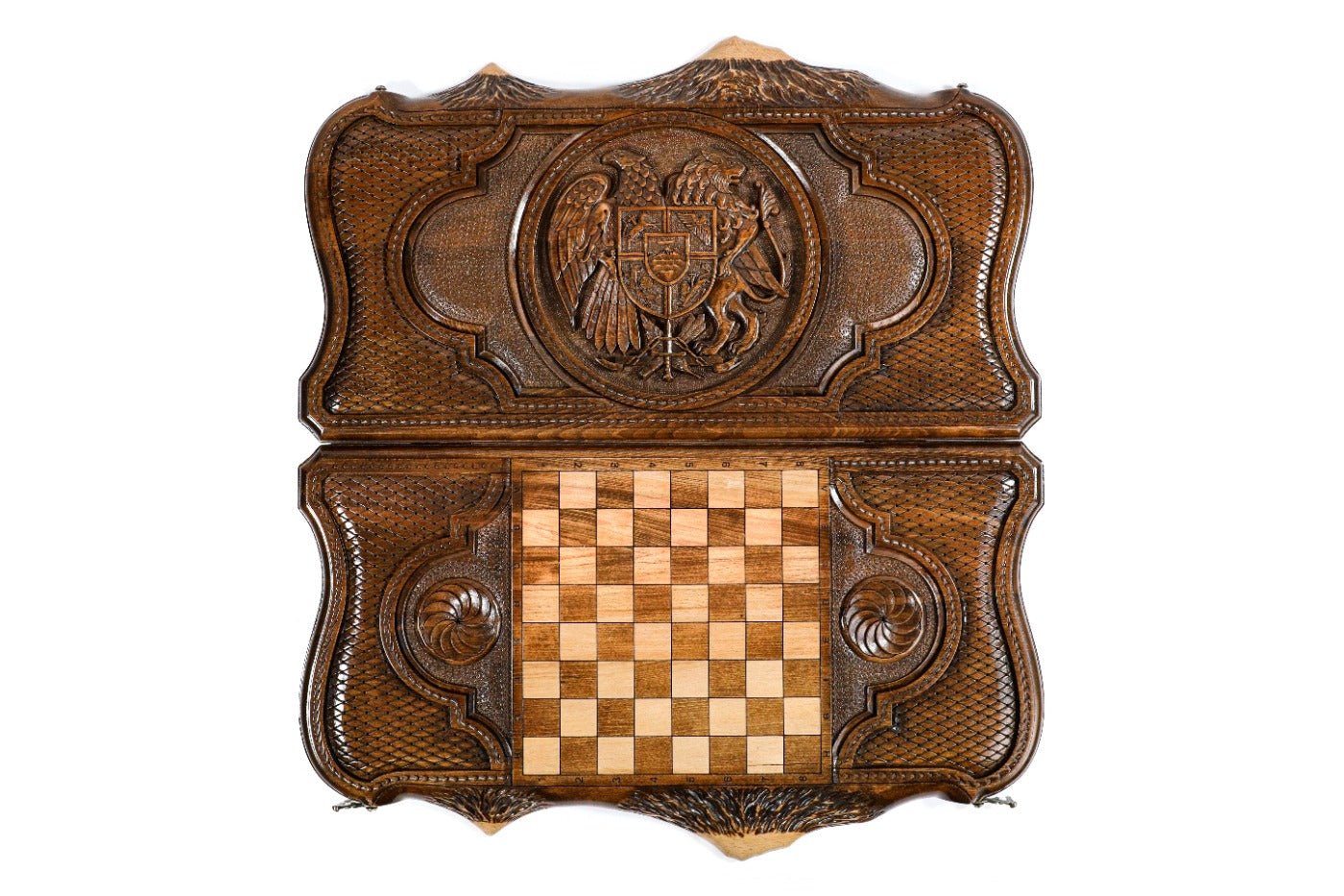 Backgammon Board - Coat of Arms of Armenia - Unumperfectus
